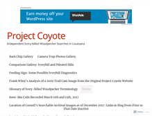 Tablet Screenshot of projectcoyoteibwo.com